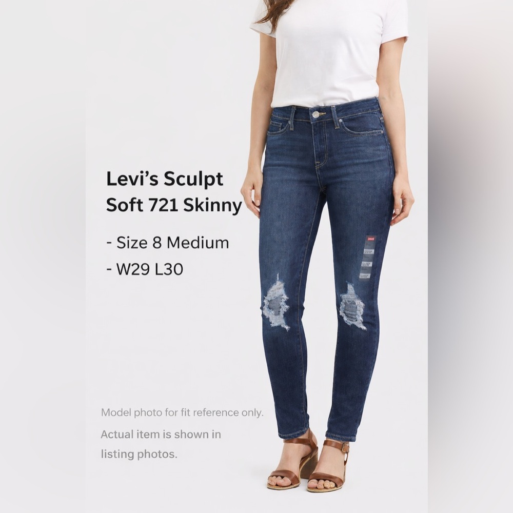 Levi's Women's 721 Skinny Jeans - Dark Blue